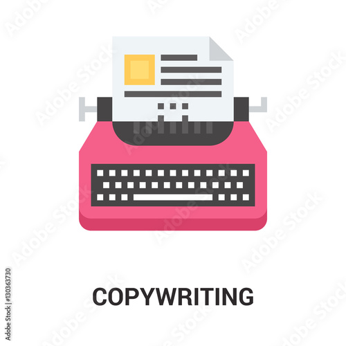 copywriting icon concept