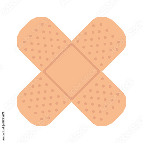 bandage medical isolated icon vector illustration design