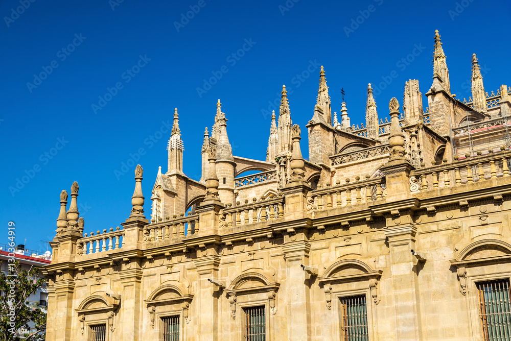 Cathedral of Saint Mary of the See in Seville - Andalusia, Spain