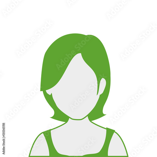 businesswoman character avatar icon vector illustration design