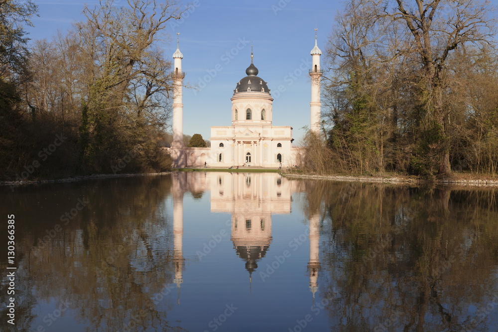 Mosque in Schlosspark, Schloss Schwetzingen, Schwetzingen, Rhein-Neckar-Kreis, Baden, Baden Wurttemberg, Germany Mosque in Schlosspark, Schloss Schwetzingen, Schwetzingen, Rhein-Neckar-Kreis, Baden, Baden Wurttemberg, Germany