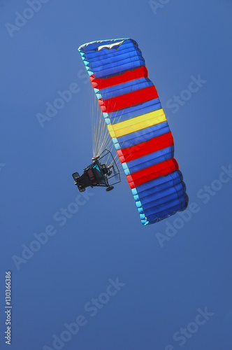 Summer trip on a paraglider