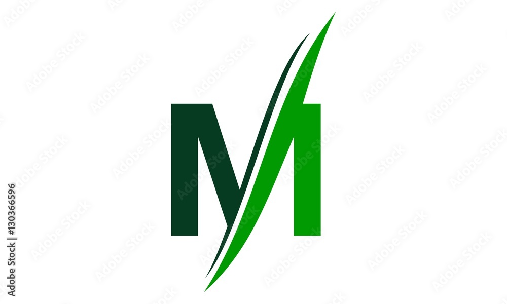 Letter M Leaf Letter M Leaf