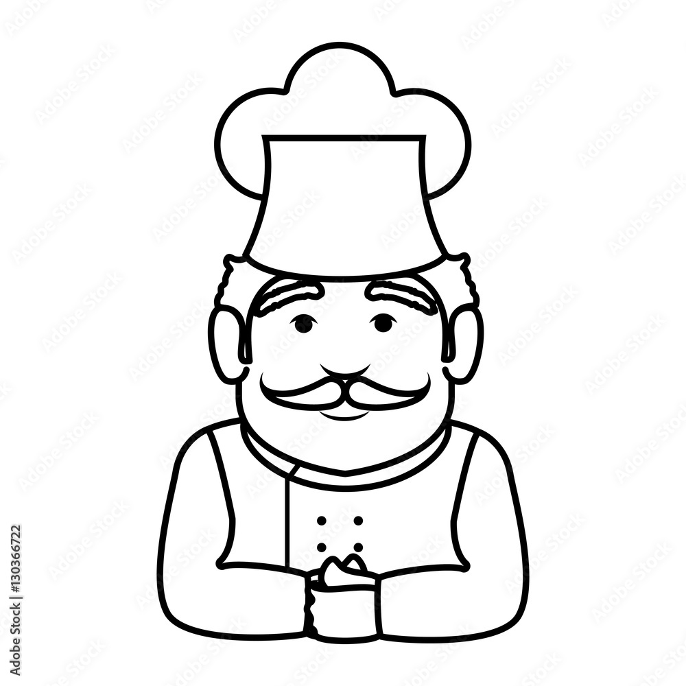 chef character isolated icon vector illustration design chef character isolated icon vector illustration design