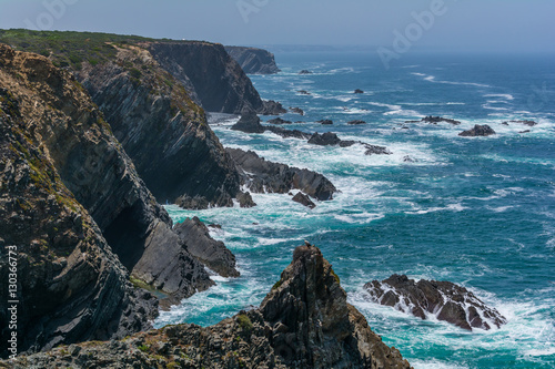 Scenic seascape near Cabo Sardao, Costa Vicentina, Portugal