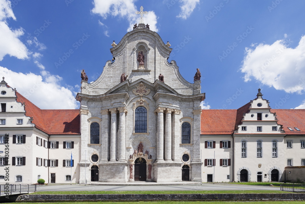 Baroque cathedral, Zwiefalten Monastery, Swabian Alb, Baden Wurttemberg, Germany Baroque cathedral, Zwiefalten Monastery, Swabian Alb, Baden Wurttemberg, Germany