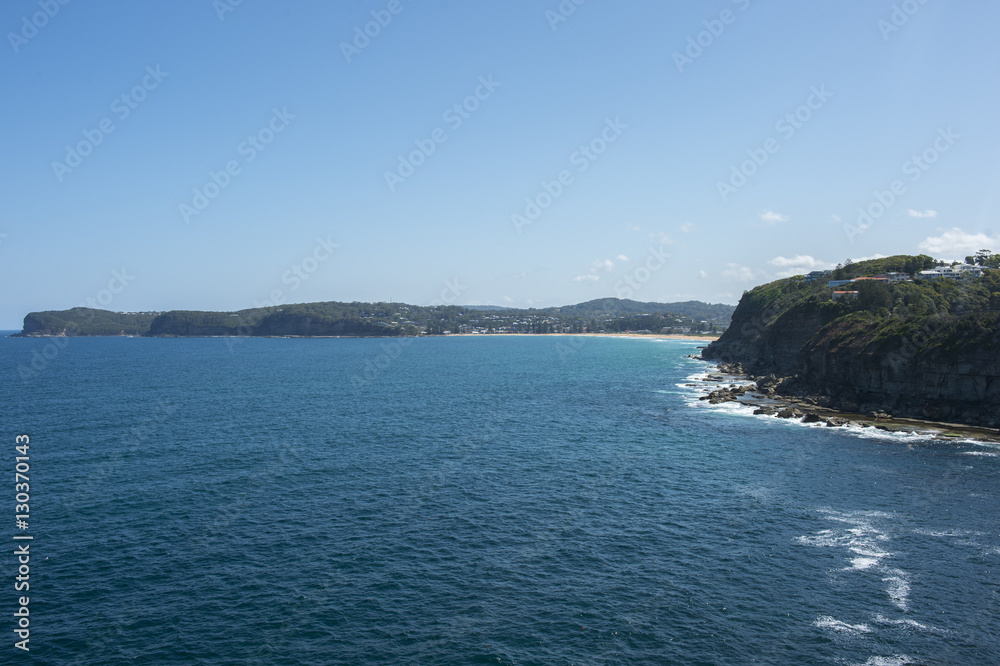 Coastal in Terrigal near The Entrance north beach from Sydney Coastal in Terrigal near The Entrance north beach from Sydney