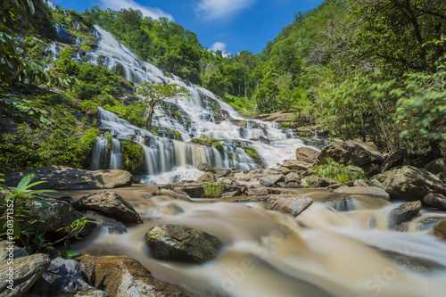 Mae Ya waterfall in Doi Inthanon national park, Chiang Mai, Thailand