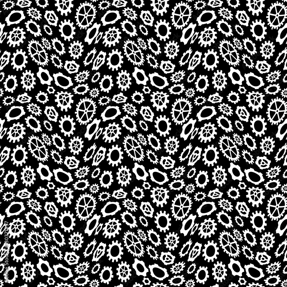 Abstract geometric gear black and white graphic design cog wheel pattern Abstract geometric gear black and white graphic design cog wheel pattern