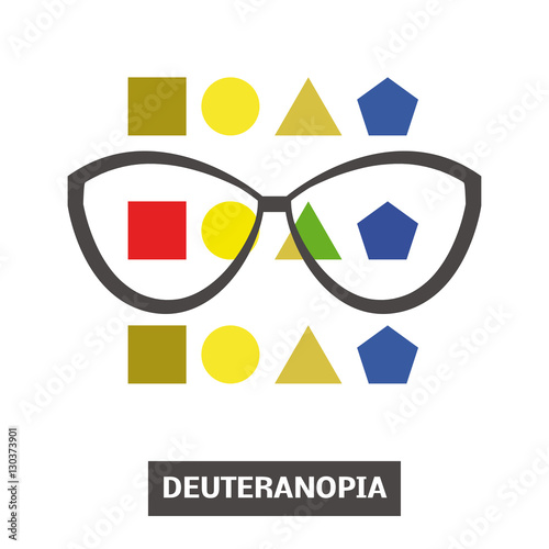 Color blindness vector