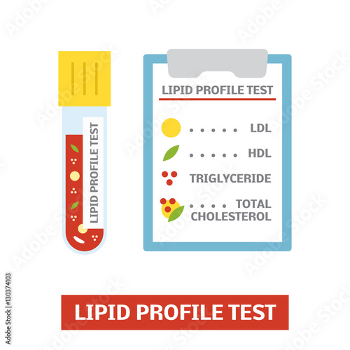 Фотография Cholesterol test concept