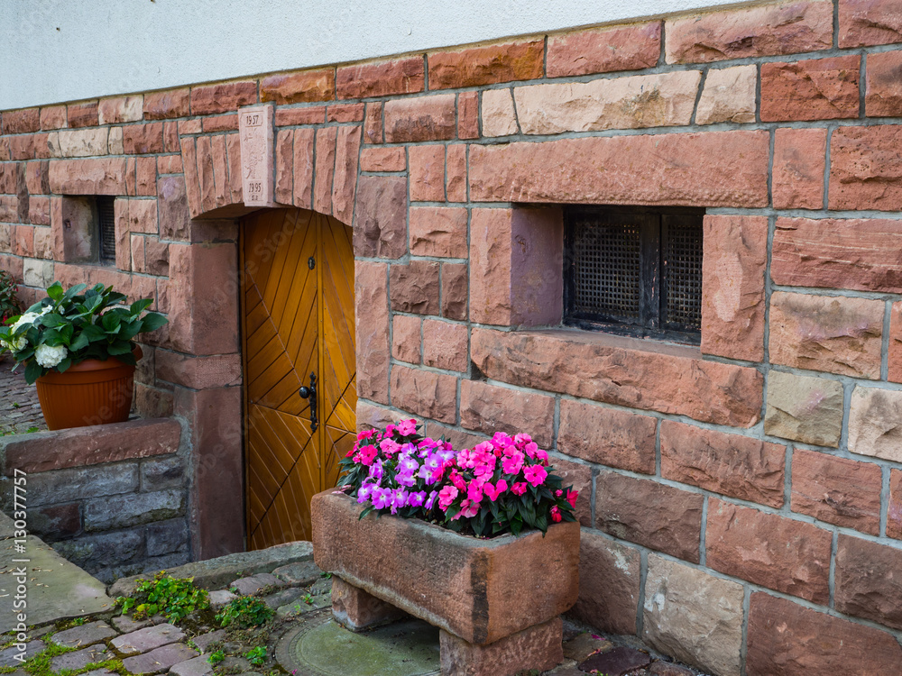 Foto Stock De vacaciones por Durbach, en el distrito de Ortenau