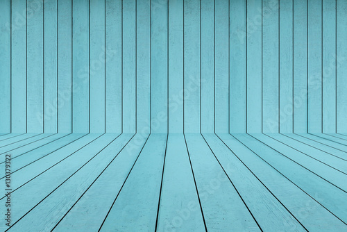 Abstract blue wooden backdrop