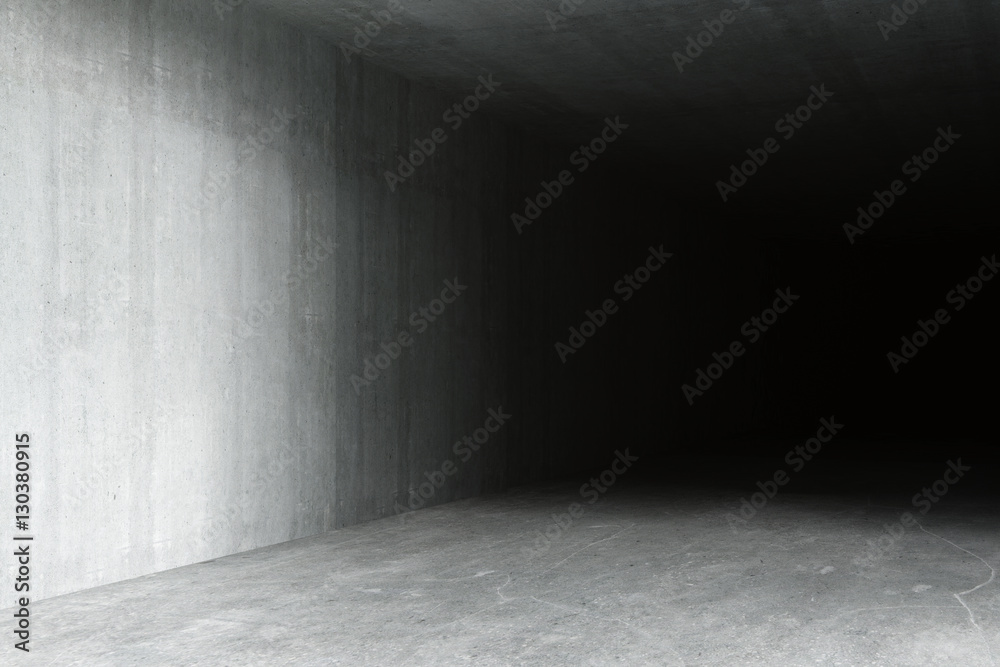Fototapeta premium Nieczysty beton po stronie iterior