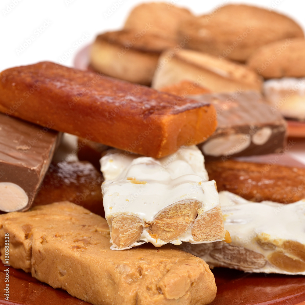 turron and mantecados, typical christmas sweets in Spain