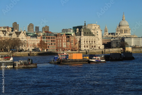 London; The City with St. Paul`s
