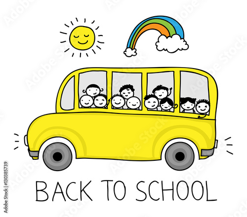 School bus doodle
