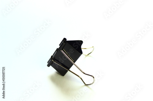 binder clips isolated on white background