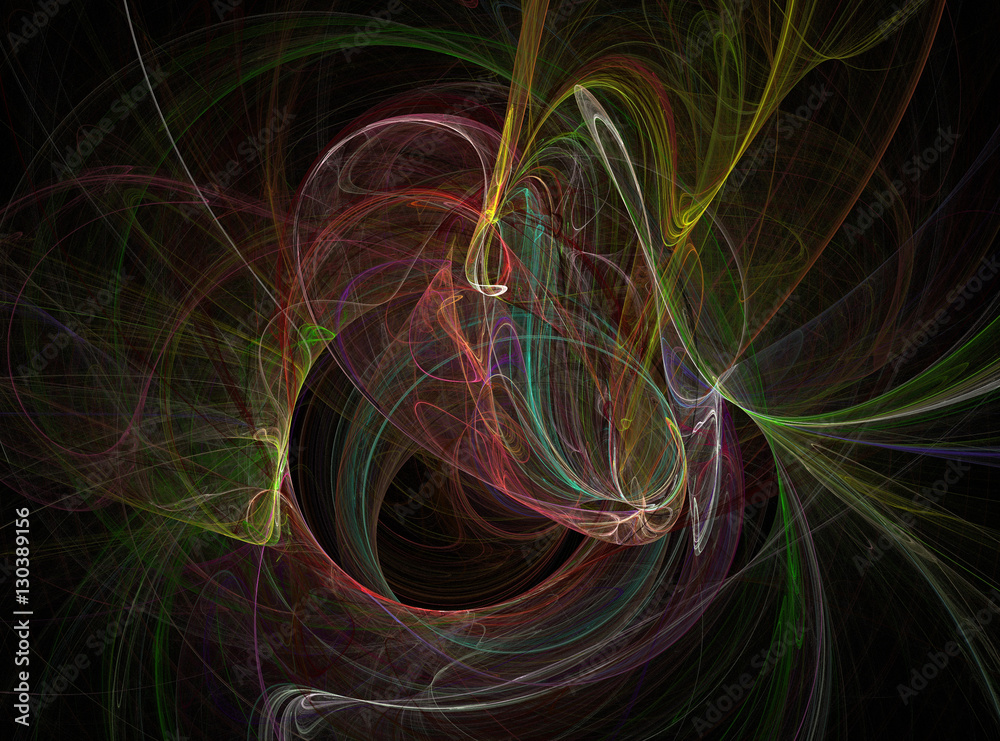 Naklejka premium Fractal. Abstract background element
