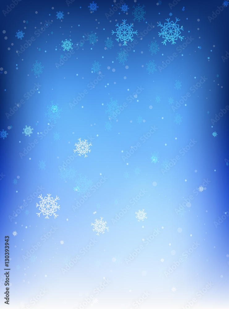 snowflakes on a blue background snowflakes on a blue background