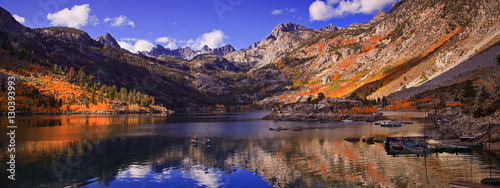 Fotografie Lake Sabrina Fall Panorama