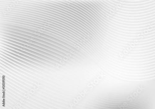 Abstract grey white waves and lines pattern