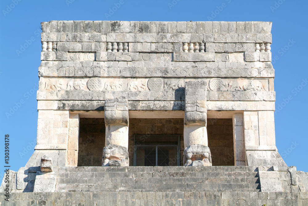 Mayan pyramid of Jaguares in Chichen Itza