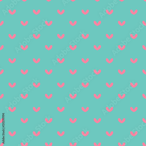 Seamless romantic heart bac...