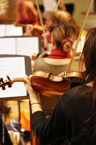 Rehearsal Symphony orchestra