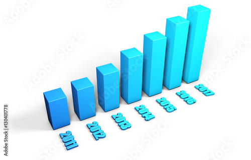3d blue growing buisness chart for year 2017 isolated on white Free Download 3d blue growing buisness chart for year 2017 isolated on white - GFXLoad