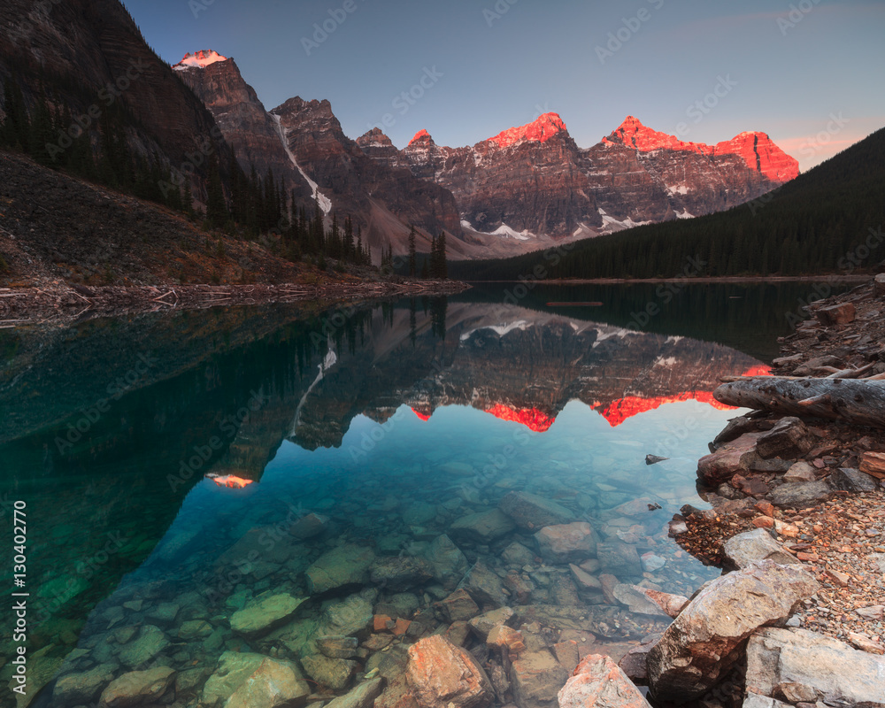 Moraine Lake Early in the Morning