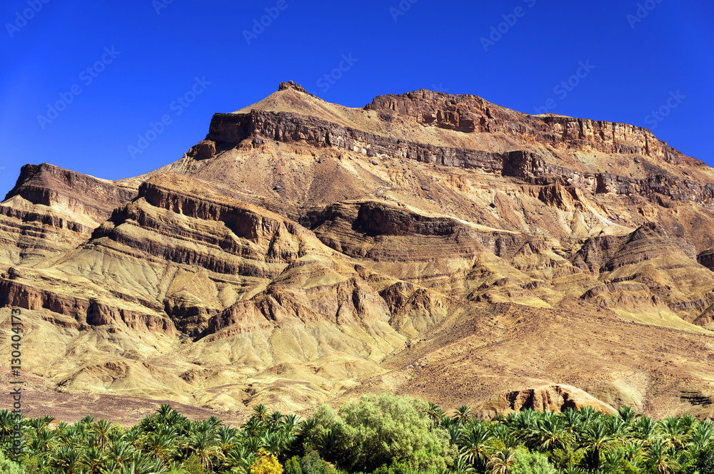 Desert landscape in Draa Valley, Morocco, Africa
