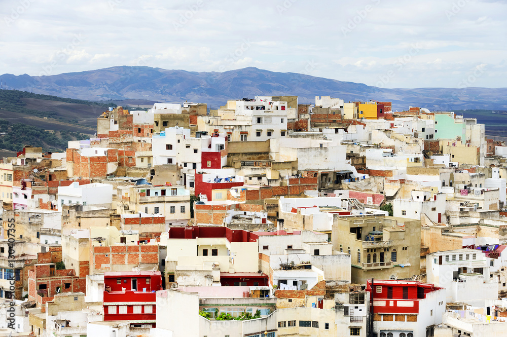 Moulay Idriss, the holy town in Morocco, named after Moulay Idriss I, arrived in 789 bringing the religion of Islam