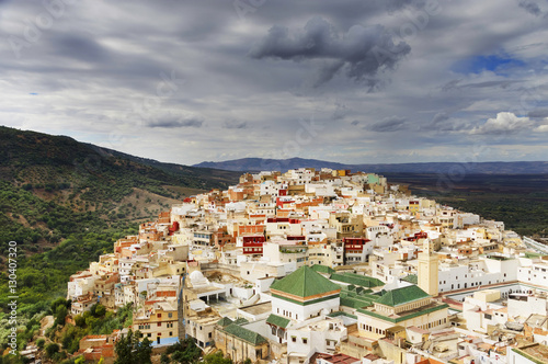 Moulay Idriss, the holy town in Morocco, named after Moulay Idriss I, arrived in 789 bringing the religion of Islam © Rechitan Sorin