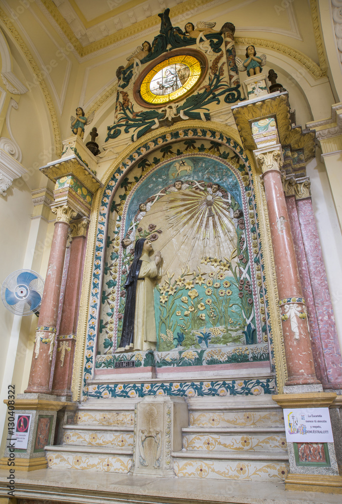 Obraz premium Interior of the Santo Domingo church, Guayaquil, Ecuador