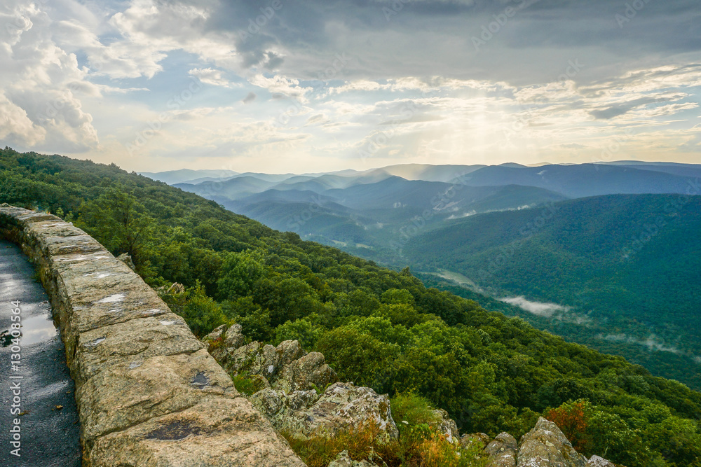 Obraz premium Raven's Roost Overlook, Blue Ridge Parkway