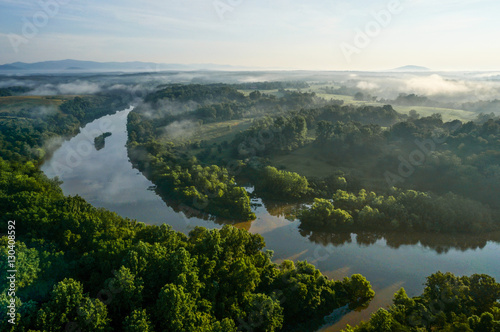 Rivanna River in Albemarle County, Virginia photo