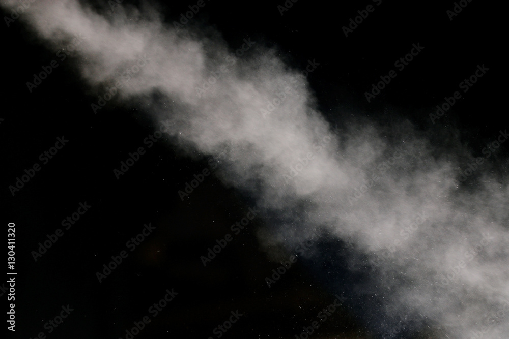 Fototapeta texture of smoke on a black background