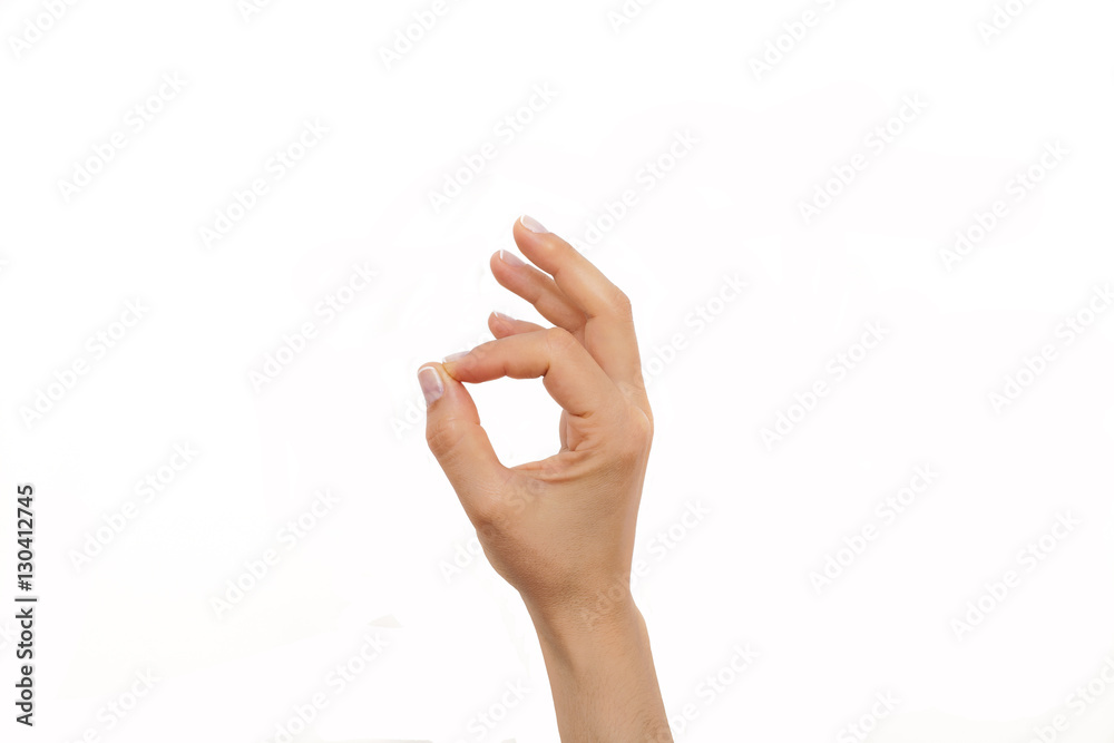 Naklejka premium el işareti