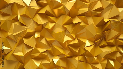 The bright, golden, gorgeous background. 3D illustration, 3D ren