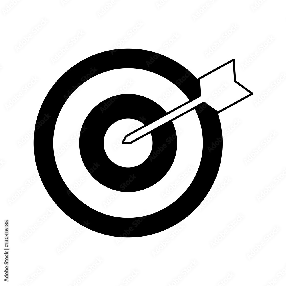 Dartboard target game icon vector illustration graphic design Dartboard target game icon vector illustration graphic design