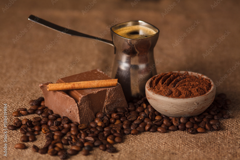 Chocolate and cocoa coffee table Chocolate and cocoa coffee table