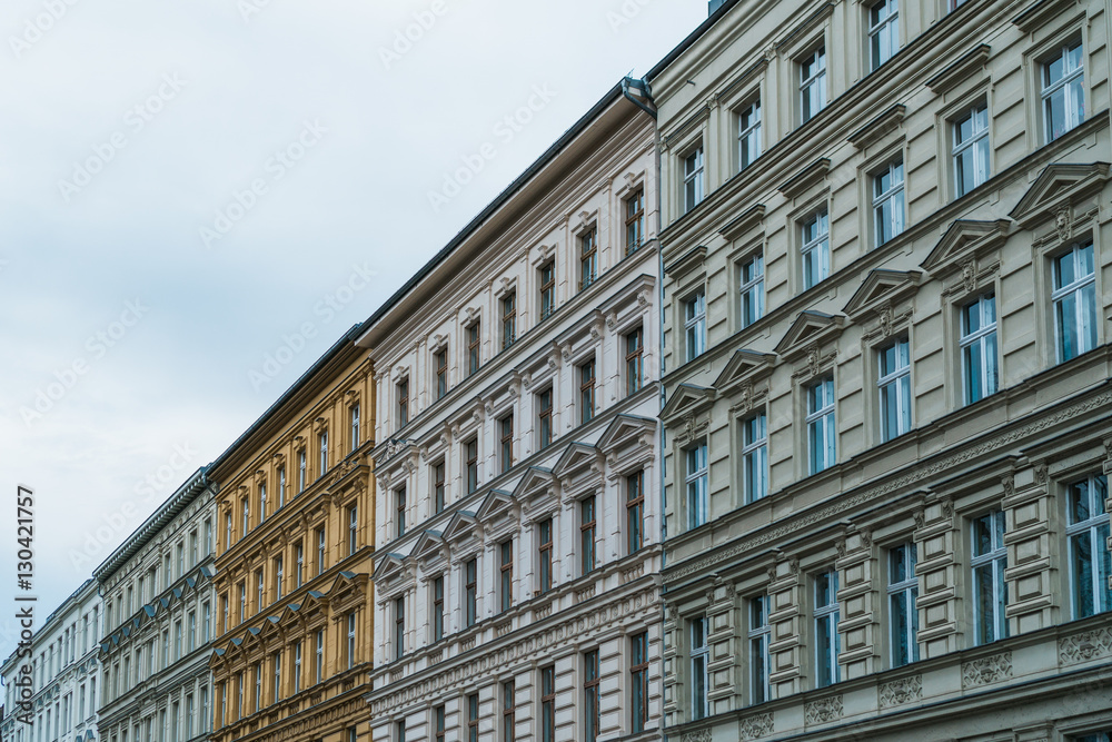 luxury and historical row houses at berlin