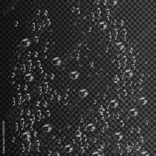 Splash water fizzing bubbles texture