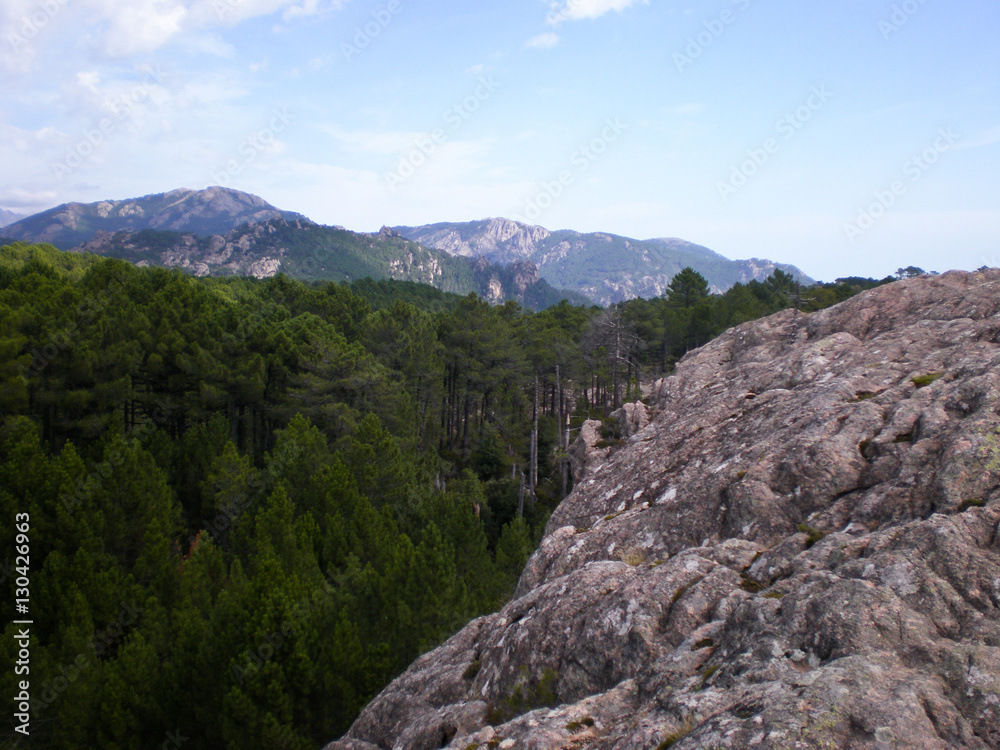 Mountain Range in Corsica (France)