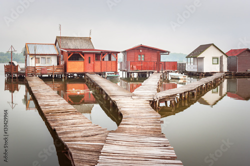 Bokodi lake, Hungary photo