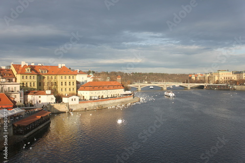 Obraz na płótnie Praga w salonie