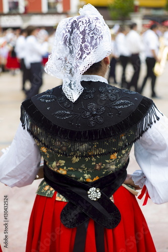 Traditional fiesta at Villaviciosa in Asturias, Northern Spain