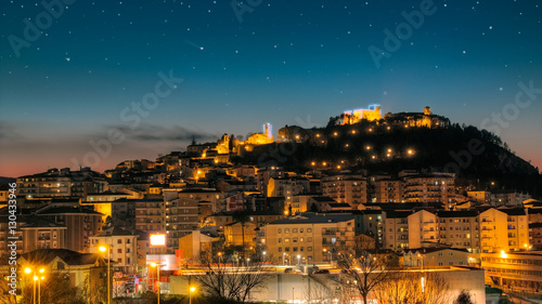 cityscape of Campobasso in dusk  photo