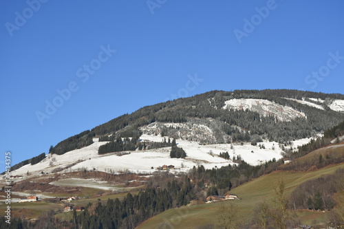 Mittersill, Stuhlfelden, Winter, Schnee, Schneegrenze, Frost, Rinnkogel, Stimmelhöhe  photo